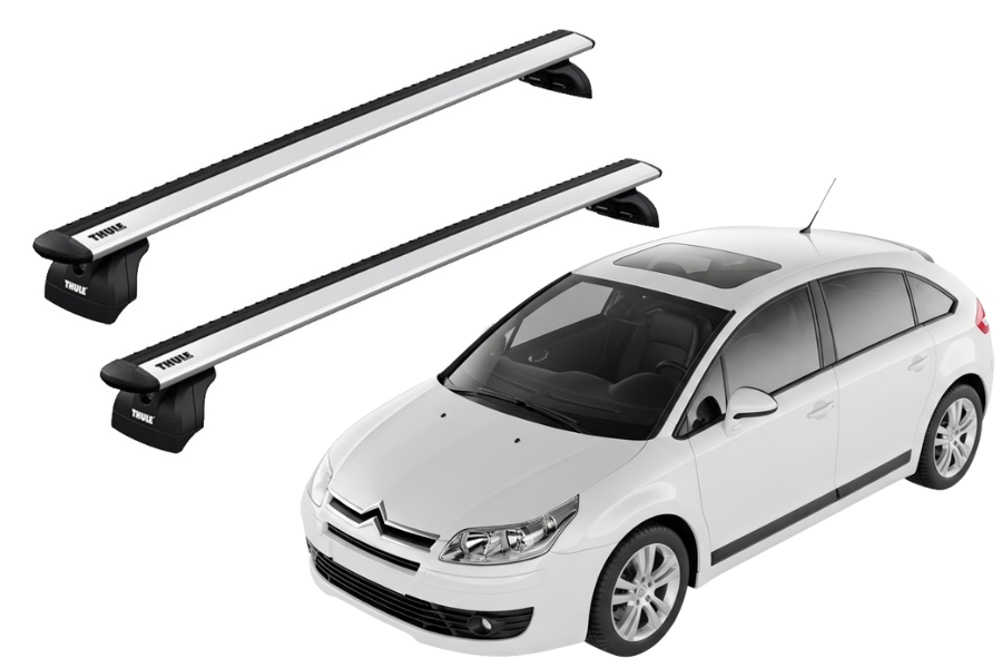 Barras THULE WingBar para autos CITROEN C4 2005 a 2010