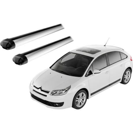Barras THULE AeroBar para autos CITROEN C4 2005 a 2010 negro