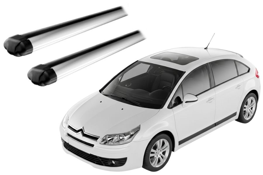 Barras THULE AeroBar para autos CITROEN C4 2005 a 2010 negro