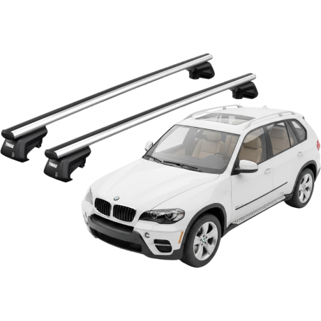 Barras THULE SmartRack XT AluBar para autos BMW X5 2008 a 2013