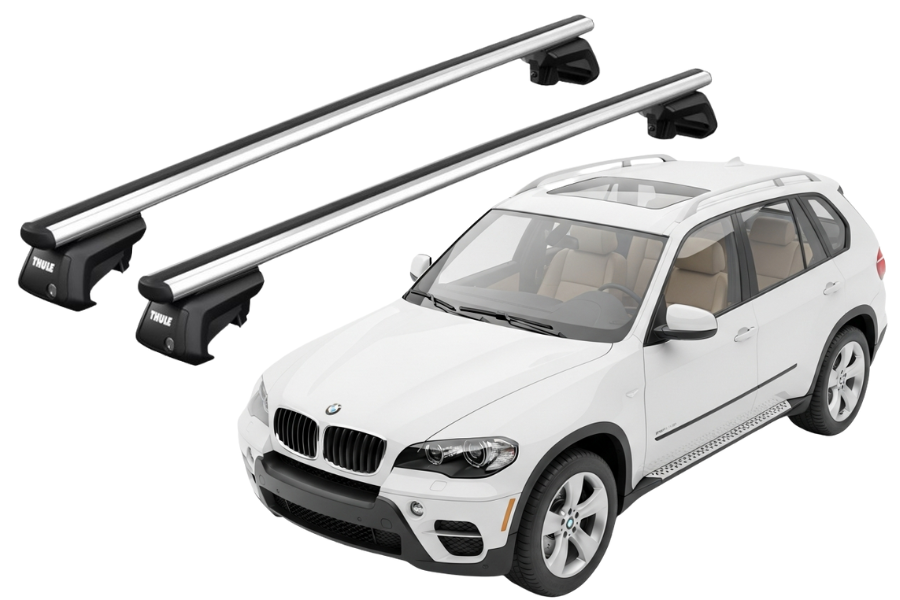 Barras THULE SmartRack XT AluBar para autos BMW X5 2008 a 2013