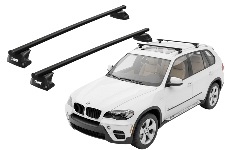 Barras THULE EVO SquareBar para autos BMW X5 2008 a 2013