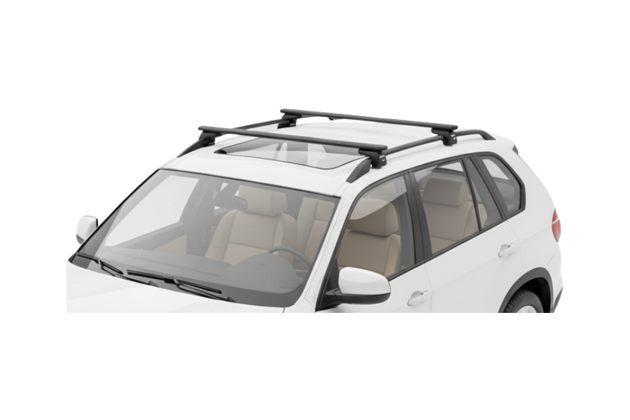 Barras THULE EVO WingBar para autos BMW X5 2008 a 2013 negro