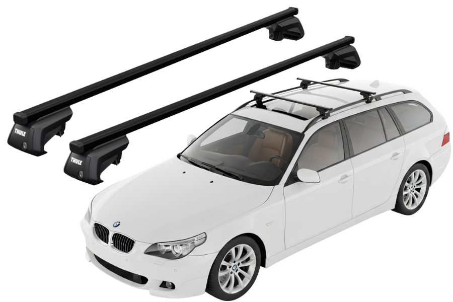 Barras THULE SmartRack XT para autos BMW 5-Series Touring (E61) 2004 a 2010