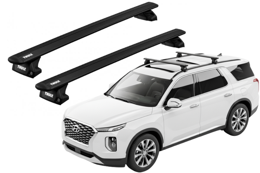 Barras THULE EVO WingBar para autos HYUNDAI Palisade desde 2019 negro