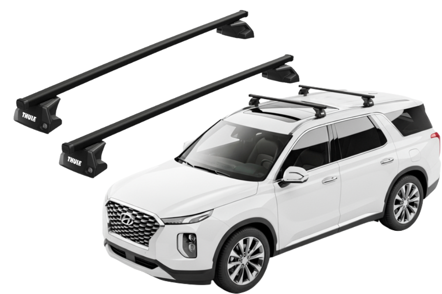 Barras THULE EVO SquareBar para autos HYUNDAI Palisade desde 2019
