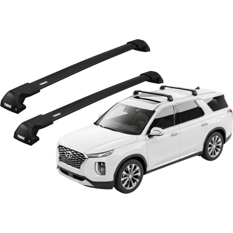 Barras THULE EDGE Flush para autos HYUNDAI Palisade desde 2019 negro
