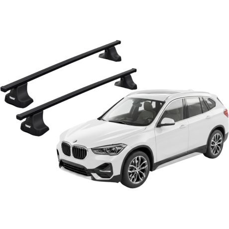 Barras THULE SquareBar para autos BMW X1 (F48) desde 2016 al 2022
