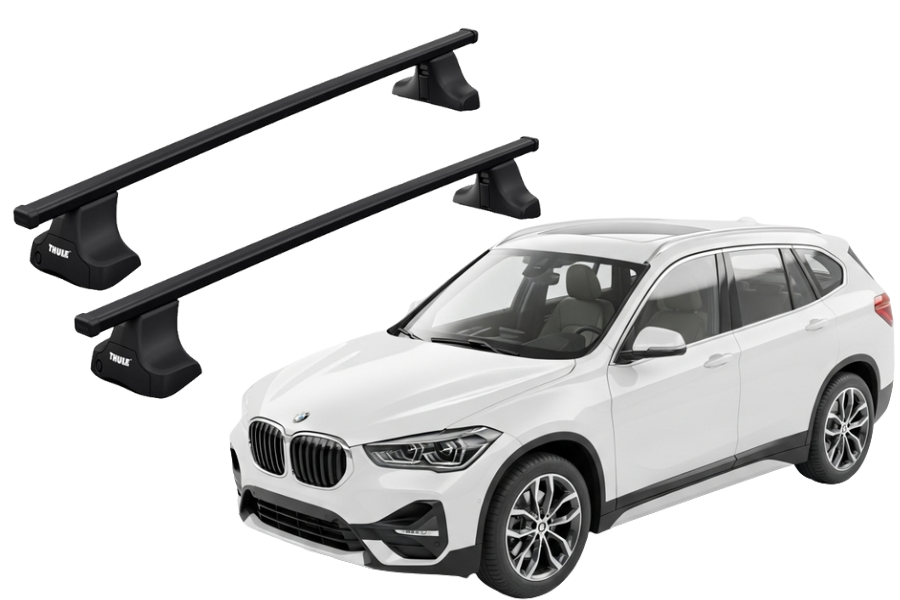 Barras THULE SquareBar para autos BMW X1 (F48) desde 2016 al 2022
