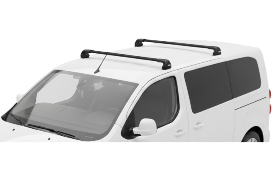 Barras THULE EDGE Flush para Van CITROEN SpaceTourer desde 2016 a 2023 negro