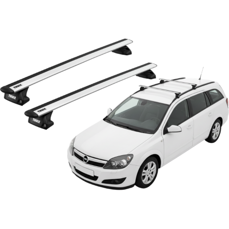 Barras THULE EVO WingBar para autos OPEL Astra 2004 a 2006