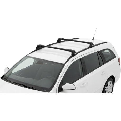 Barras THULE EDGE Flush para autos OPEL Astra 2004 a 2006 negro