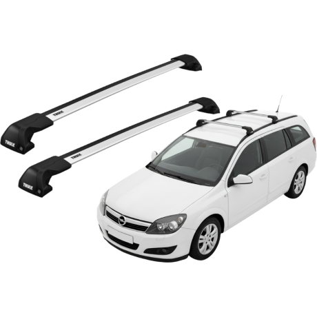 Barras THULE EDGE Flush para autos OPEL Astra 2004 a 2006