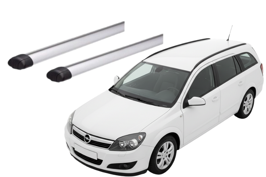 Barras THULE EVO AeroBar para autos OPEL Astra 2004 a 2006 negro