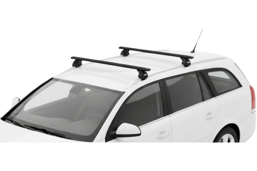 Barras THULE EVO WingBar para autos OPEL Vectra 2003 a 2008 negro