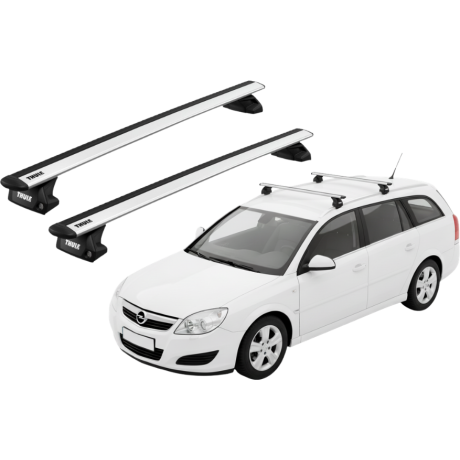 Barras THULE EVO WingBar para autos OPEL Vectra 2003 a 2008