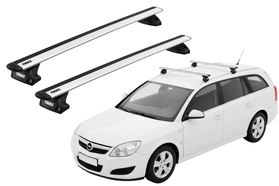 Barras THULE EVO WingBar para autos OPEL Vectra 2003 a 2008