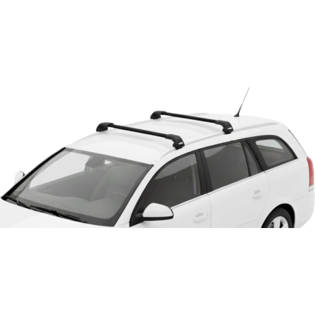 Barras THULE EDGE Flush para autos OPEL Vectra 2003 a 2008 negro