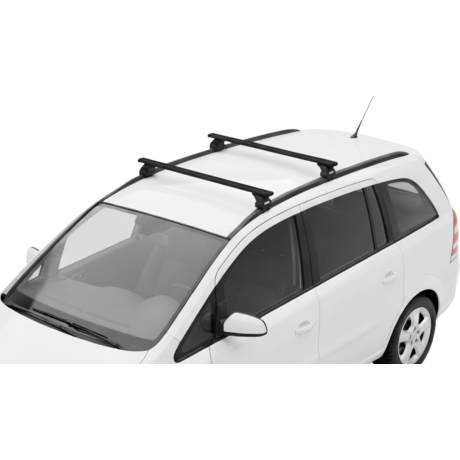 Barras THULE EVO WingBar para autos OPEL Zafira 2005 a 2006 negro