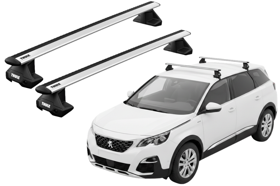 Barras THULE EVO WingBar para autos PEUGEOT 5008 desde 2017-2023