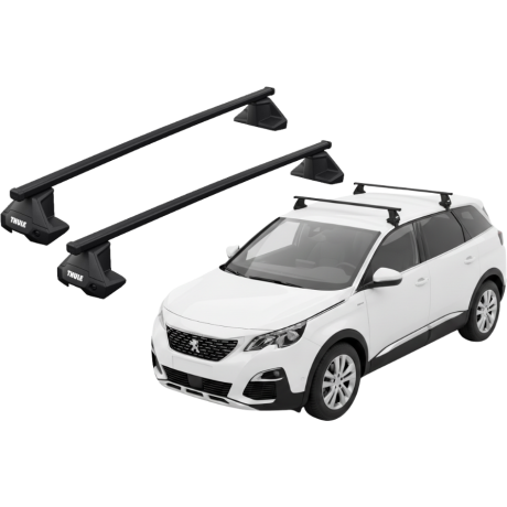 Barras THULE EVO SquareBar para autos PEUGEOT 5008 desde 2017-2023