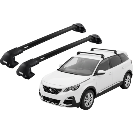 Barras THULE EDGE Flush para autos PEUGEOT 5008 desde 2017-2023 negro