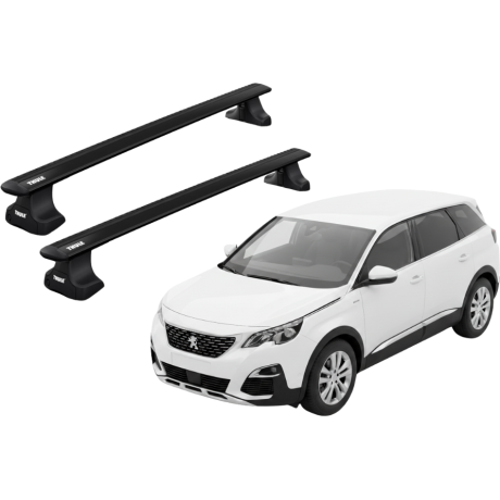Barras THULE WingBar para autos PEUGEOT 5008 desde 2017-2023 negro