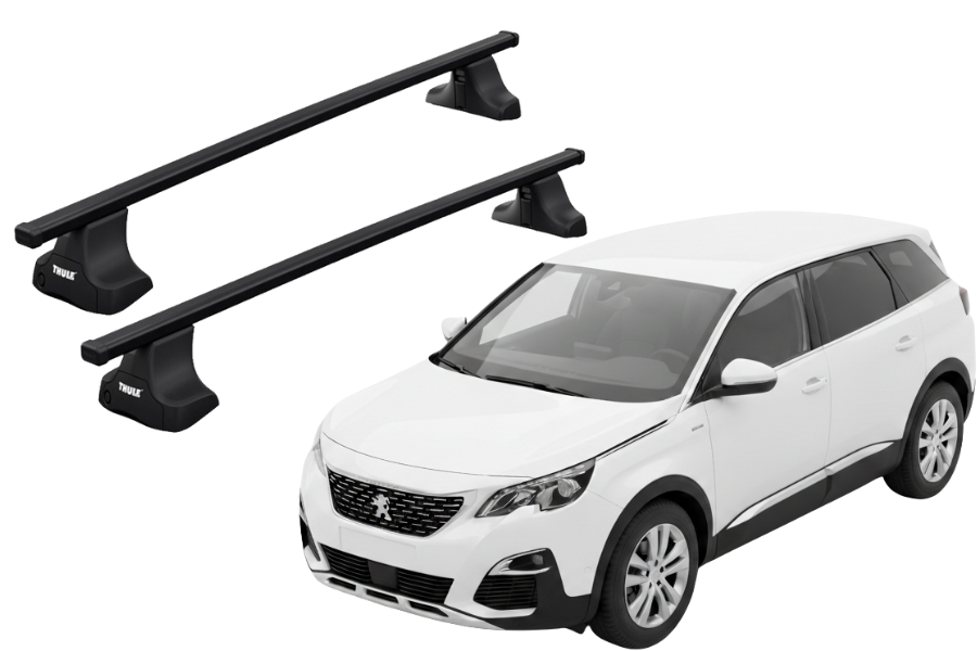 Barras THULE SquareBar para autos PEUGEOT 5008 desde 2017-2023