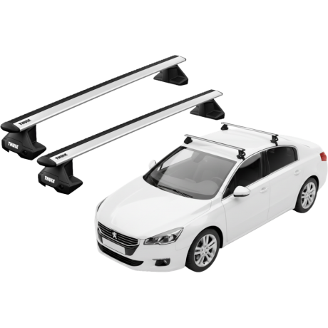 Barras THULE EVO WingBar para autos PEUGEOT 508 2011 a 2018