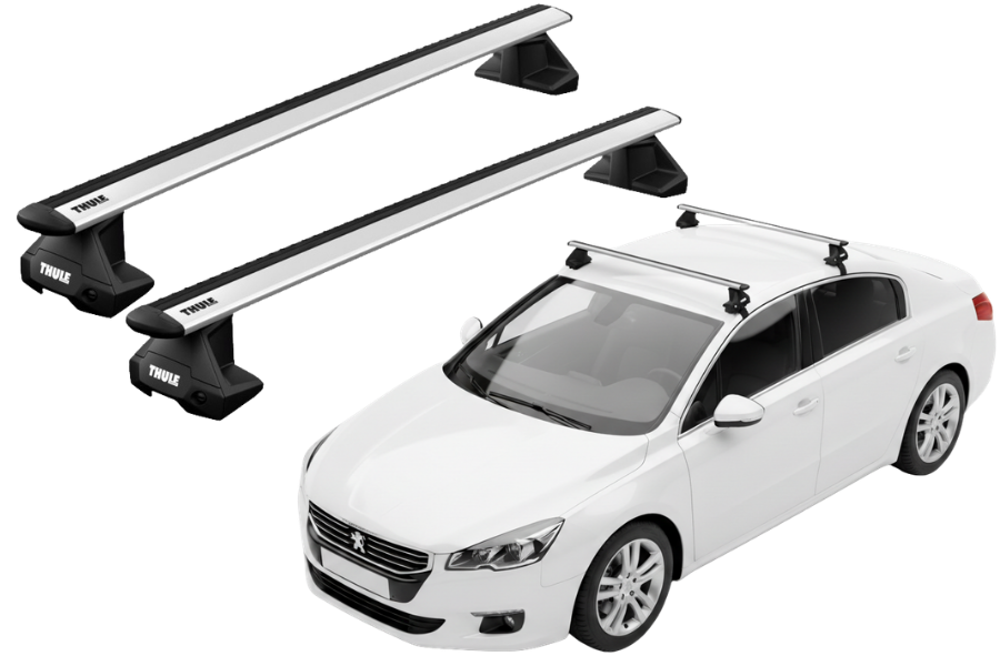 Barras THULE EVO WingBar para autos PEUGEOT 508 2011 a 2018