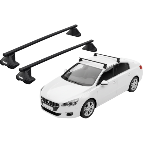 Barras THULE EVO SquareBar para autos PEUGEOT 508 2011 a 2018