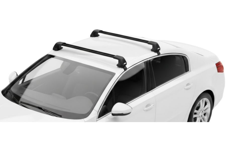 Barras THULE EDGE Flush para autos PEUGEOT 508 2011 a 2018 negro