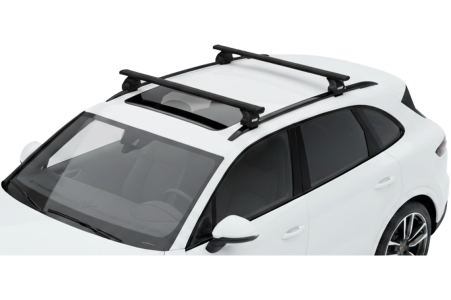 Barras THULE EVO WingBar para autos PORSCHE Cayenne desde 2018 negro