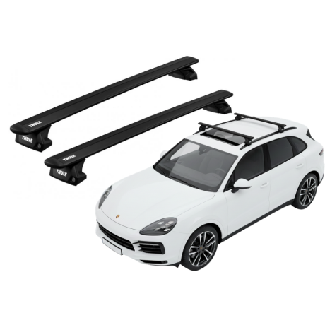 Barras THULE EVO WingBar para autos PORSCHE Cayenne desde 2018 negro