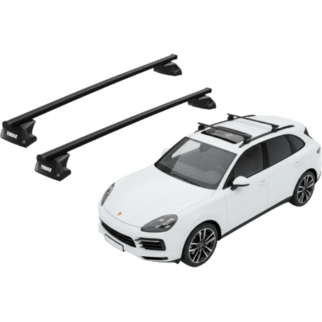 Barras THULE EVO SquareBar para autos PORSCHE Cayenne desde 2018