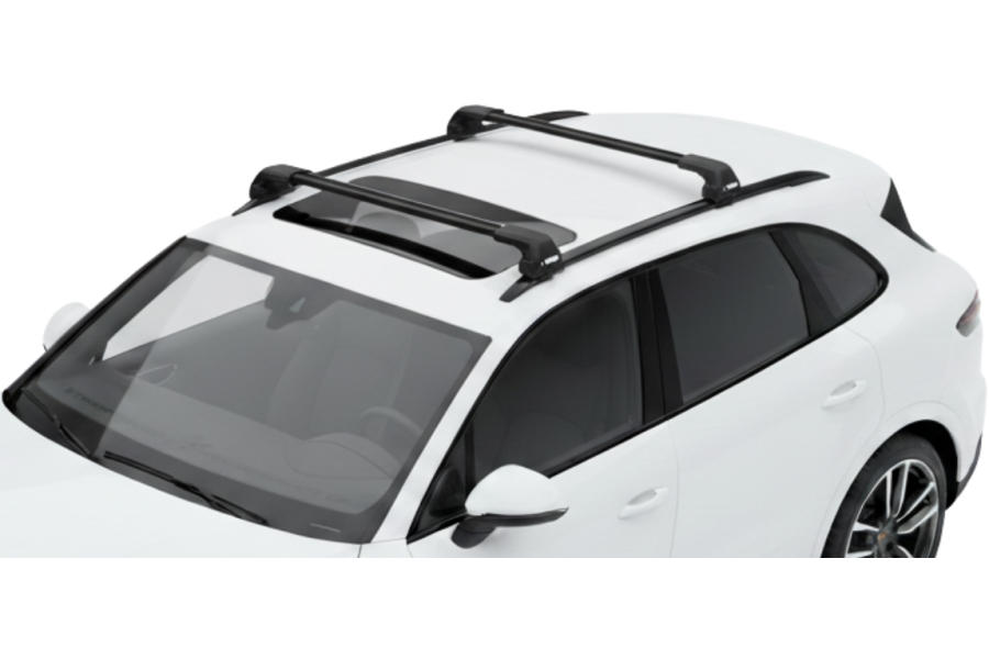 Barras THULE EDGE Flush para autos PORSCHE Cayenne desde 2018 negro