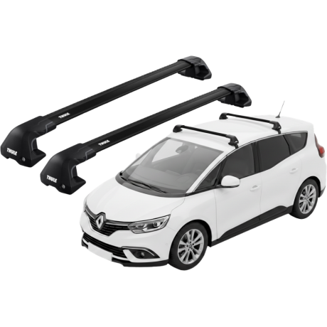 Barras THULE EDGE Flush para autos RENAULT Grand Scenic desde 2017 negro