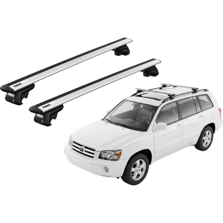 Barras THULE EVO WingBar para autos TOYOTA Kluger 2003 a 2006