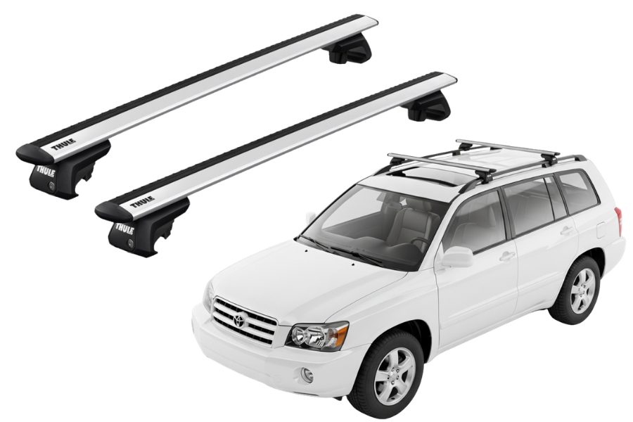 Barras THULE EVO WingBar para autos TOYOTA Kluger 2003 a 2006