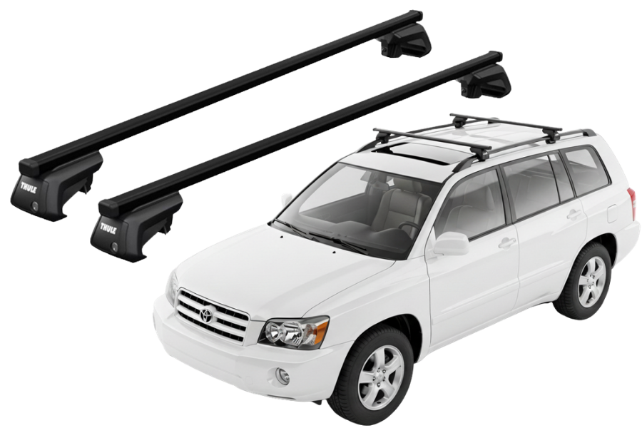Barras THULE SmartRack XT para autos TOYOTA Kluger 2003 a 2006