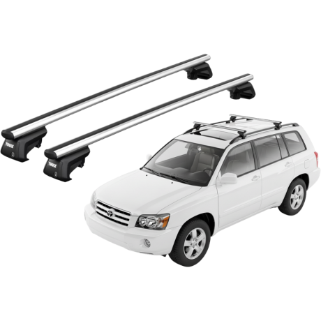 Barras THULE SmartRack XT AluBar para autos TOYOTA Kluger 2003 a 2006