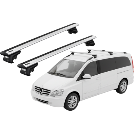 Barras THULE EVO WingBar para autos MERCEDES BENZ V-Class 1997 a 2014