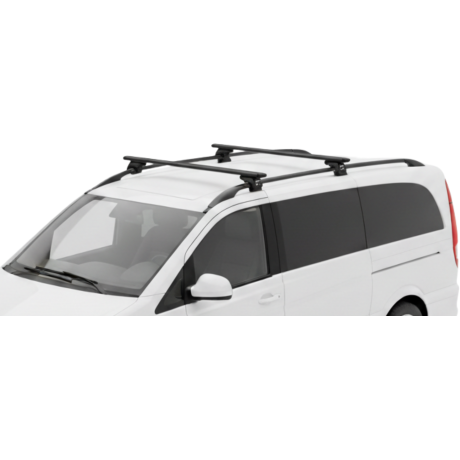 Barras THULE EVO WingBar para autos MERCEDES BENZ V-Class 1997 a 2014 negro