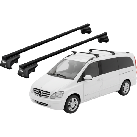 Barras THULE EVO SquareBar para autos MERCEDES BENZ V-Class 1997 a 2014