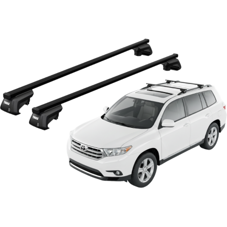 Barras THULE EVO SquareBar para autos TOYOTA Kluger 2007 a 2013