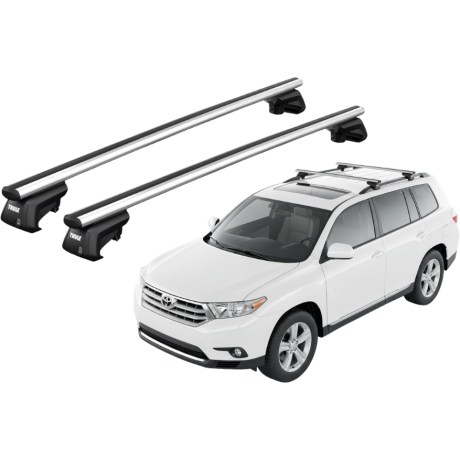 Barras THULE SmartRack XT AluBar para autos TOYOTA Kluger 2007 a 2013