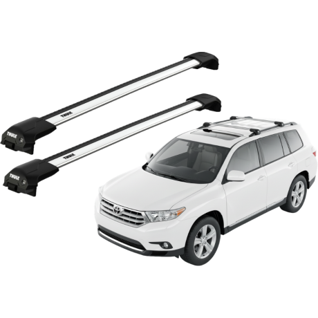 Barras THULE EDGE Flush para autos TOYOTA Kluger 2007 a 2013