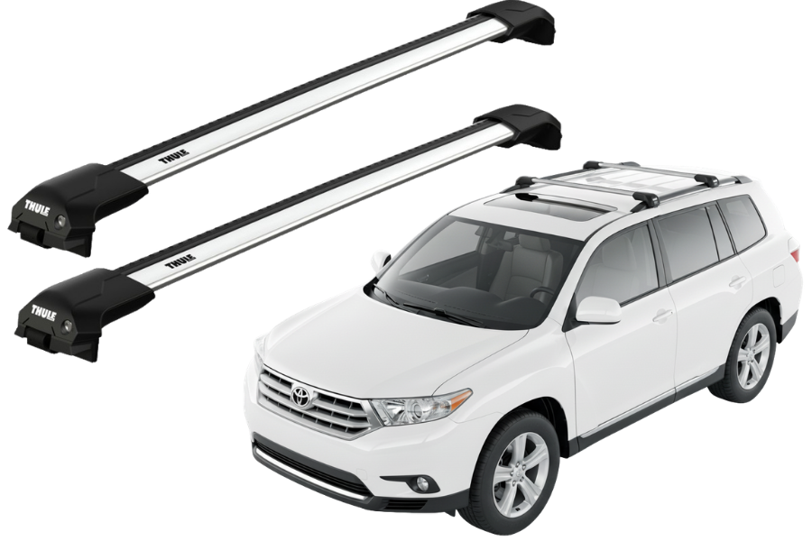 Barras THULE EDGE Flush para autos TOYOTA Kluger 2007 a 2013