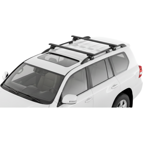 Barras THULE EVO WingBar para autos TOYOTA Land Cruiser desde 2003 negro