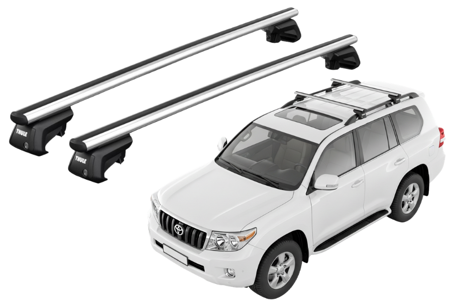 Barras THULE SmartRack XT AluBar para autos TOYOTA Land Cruiser desde 2003